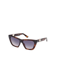 GUESS نظارة شمسية مستطيلة للحماية من الأشعة فوق البنفسجية للنساء - GU0013952B53 - مقاس العدسة: 53 ملم  - Image 1