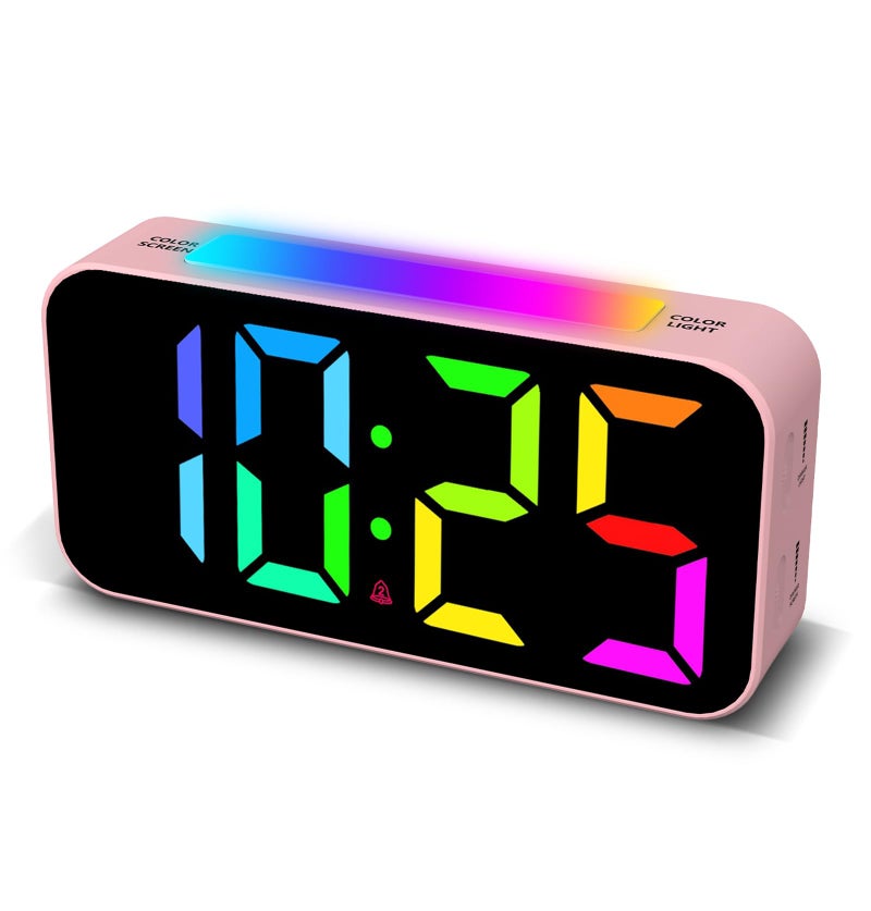 Topski Loud Alarm Clocks For Bedrooms Heavy Sleepers  Digital Clock With Night Light  Large Display  Dual Alarm  Snooze  Dimmable Bedside Alarm Clock For Kids Teens Boys Girls - Image 1