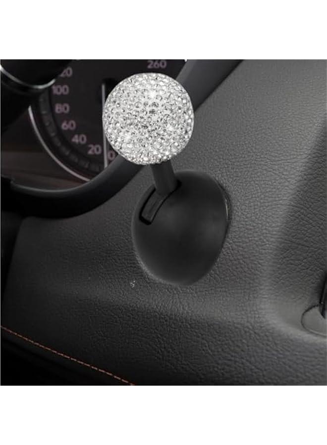 Generic Car Push to Start on Rocker, Diamond-Encrusted Joystick Ball-Bar, Car on Start Lever One-Touch Start on, Car Stickers Interior Decor Car on Cover Decorative  - Image 3