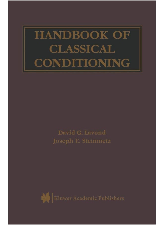 Handbook of Classical Conditioning 
