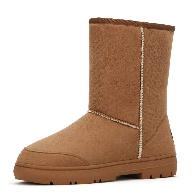 CLPP'LI Women's Emma Winter Snow Boots -Chestnust-8 - Image 1