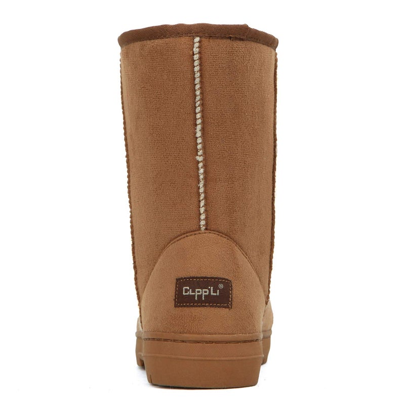 CLPP'LI Women's Emma Winter Snow Boots -Chestnust-8 - Image 3