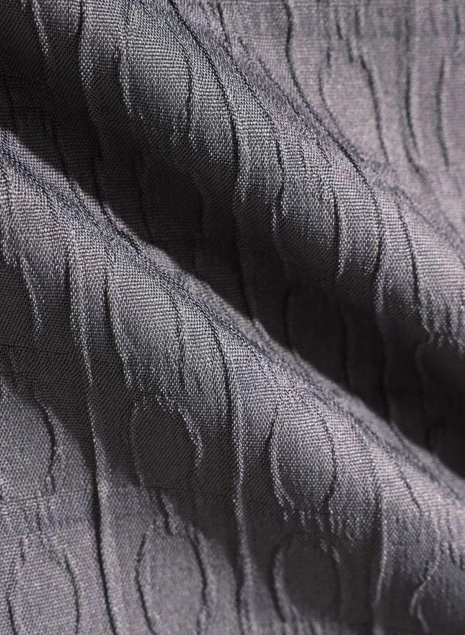 The Indian Garage Co Men Regular Fit Textured Cutaway Collar Full Sleeves Shirt