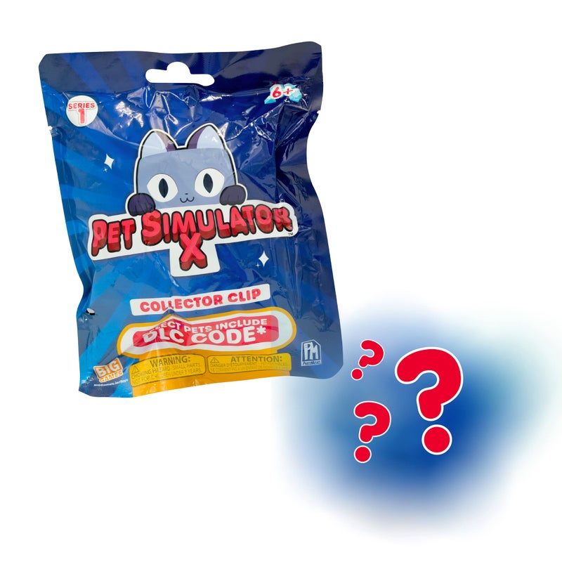 UCC Distributing PET Simulator X - Mystery Pet Minifigure Toys with Collector Clip - Blind Bag 1 Pack and Chance of DLC Code - Surprise Collectable - Image 1