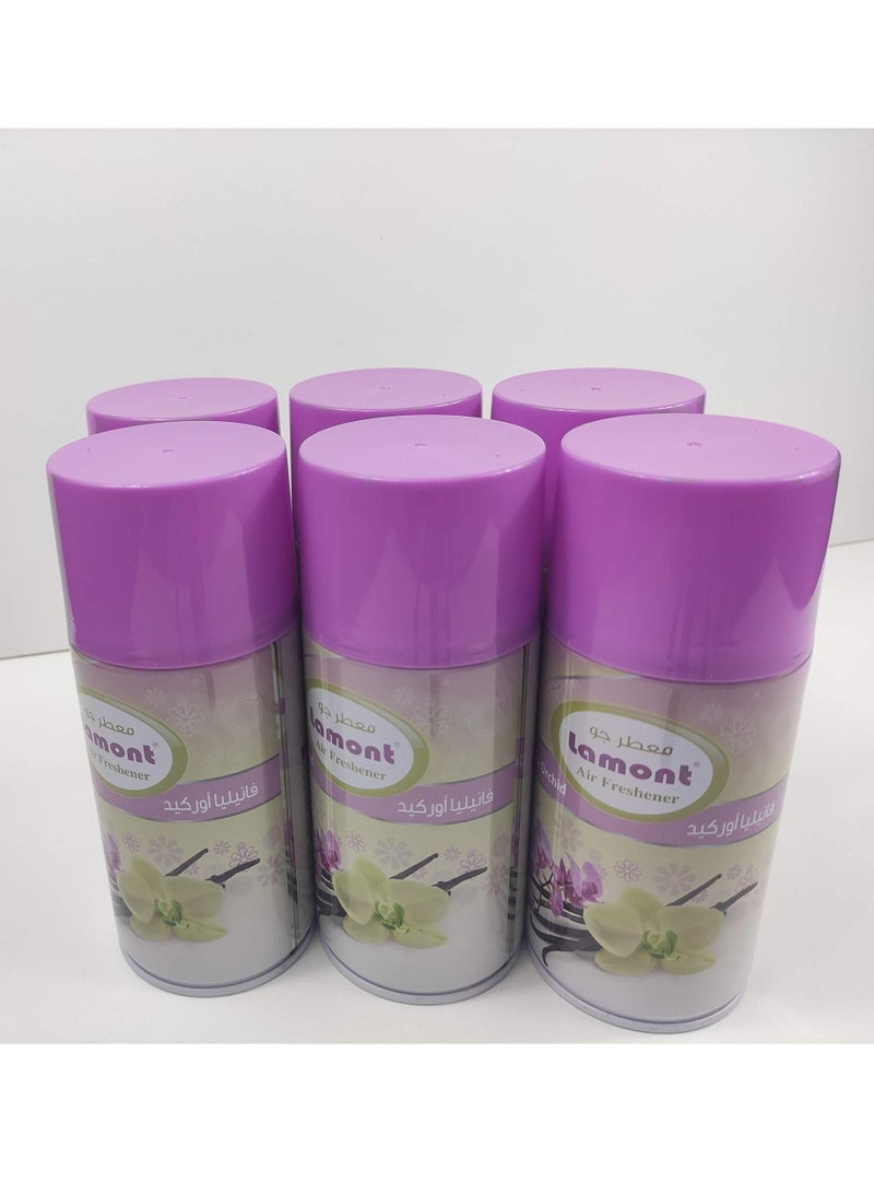 لامونت معطر بخاخ لامونت 6 قطع (فانيليا أوركيد, 300 مل)
