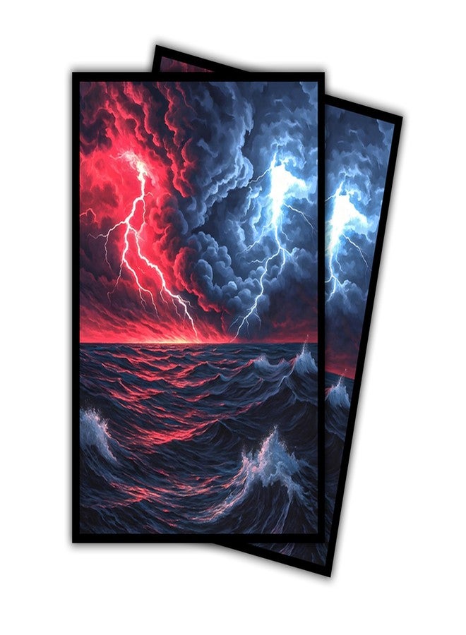 Paramint Spellstorm MTG Card Sleeves (Smooth) - 104 Count Standard Size TCG Sleeves - Compatible with Magic The Gathering - Double Sleeving - Original Art Design - Image 1