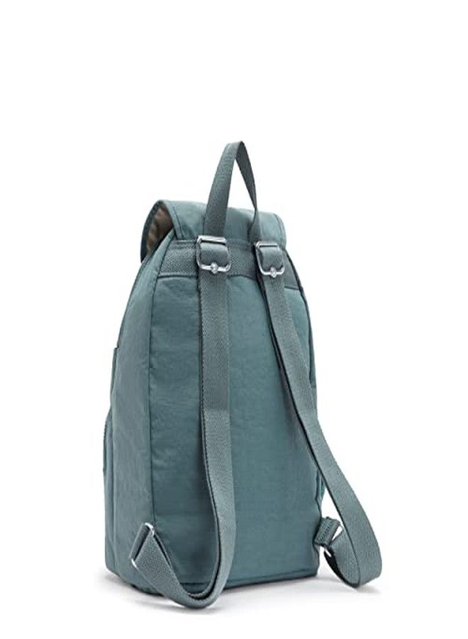 KIPLING KIPLING حقيبة ظهر كويني النسائية من كيبلينج، أحزمة ظهر قابلة للتعديل، سلسلة مفاتيح على شكل قرد، مشبك للمفاتيح، مقبض علوي للحمل - Image 4