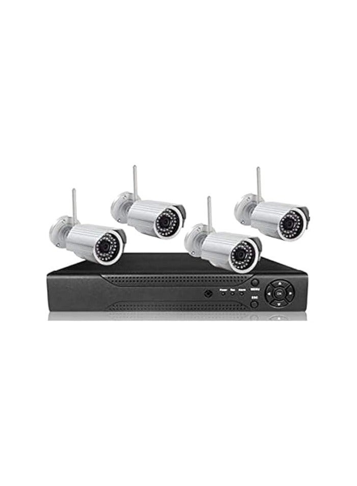 Wireless IP HD Smart Units with Network Video Recorder (NVR) – High-Definition System for Indoor & Outdoor Use