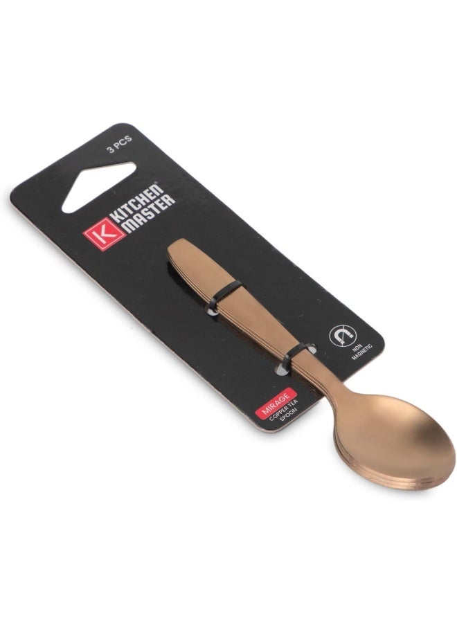 Kitchen master Kitchen master COPPER TEA SPOON 3PC PACK - MIRAGE  - Image 3