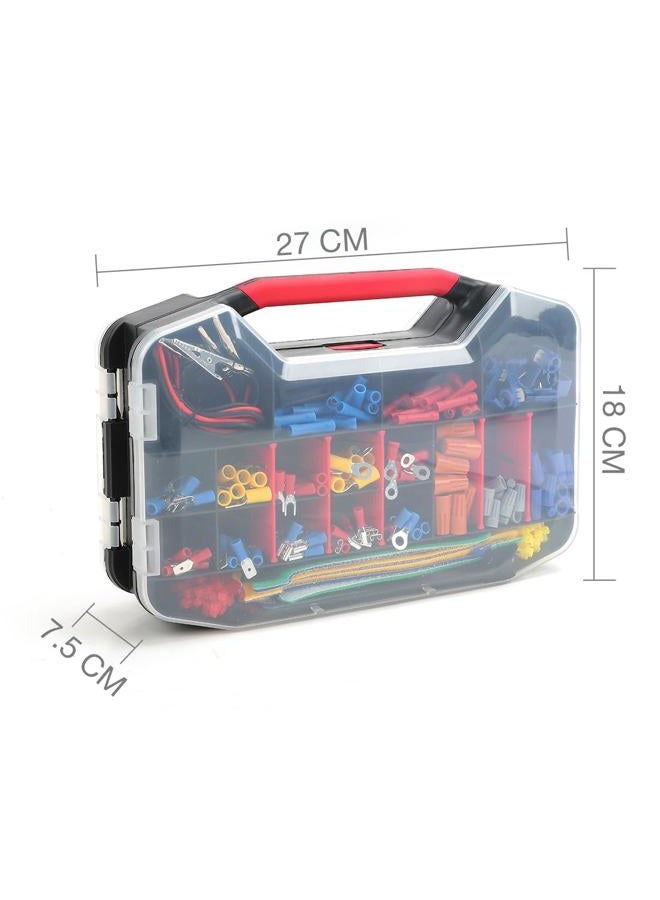 WORKPRO 582-piece Crimp Terminals, Wire Connectors, Heat Shrink Tube, Electrical Repair Kit with Wire Cutter Stripper - Image 2