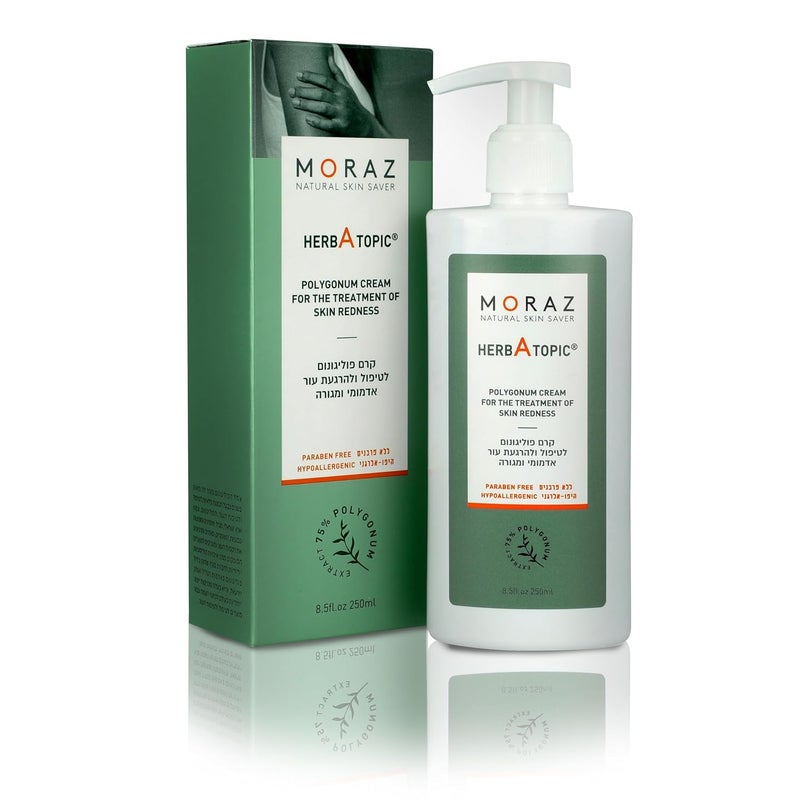 Moraz HerbAtopic Moisturizing Cream for Red Irritated  Dry Skin  SteroidFree Anti Itch Cream for Bug Bite Itch Relief Sunburn Relief  Mild Skin Rashes  Rough and Bumpy Skin Lotion 85 Fl Oz