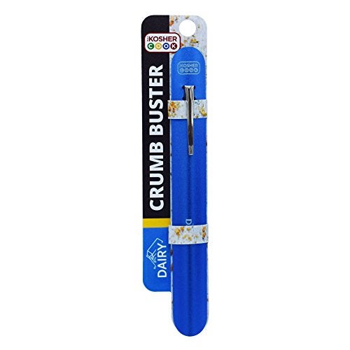 The Kosher Cook Dairy Blue Crumb Buster – Quick and Efficient Metal Crumb Remover – Dust of Tables and Countertops for Quick Cleaning - Color Coded Kitchen Tools by The Kosher Cook - Image 5