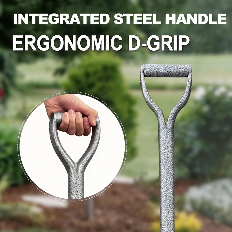 Square Shovel Set 2026 New Model Heavy Duty All Steel Forged Shovel Head Integrated Molding Sturdy Durable - Image 5