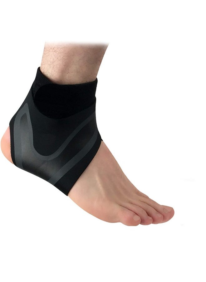 NUCARTURE - Ankle Support For Men And Women Pain Relief Straps For Running Sports,Bandage Wrap Protection Ligament Injury Ankle Brace Guard(Large) (Non Toxic,Left) - Image 1