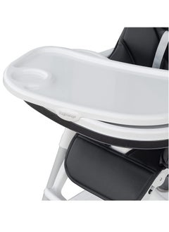 Peg Perego Prima Pappa Follow Me Licorice Highchair-Black  - Image 3