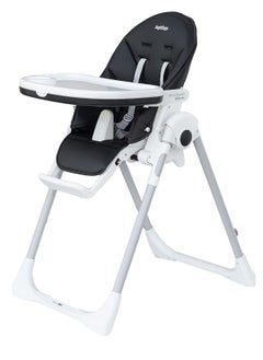 Peg Perego Prima Pappa Follow Me Licorice Highchair-Black  - Image 1