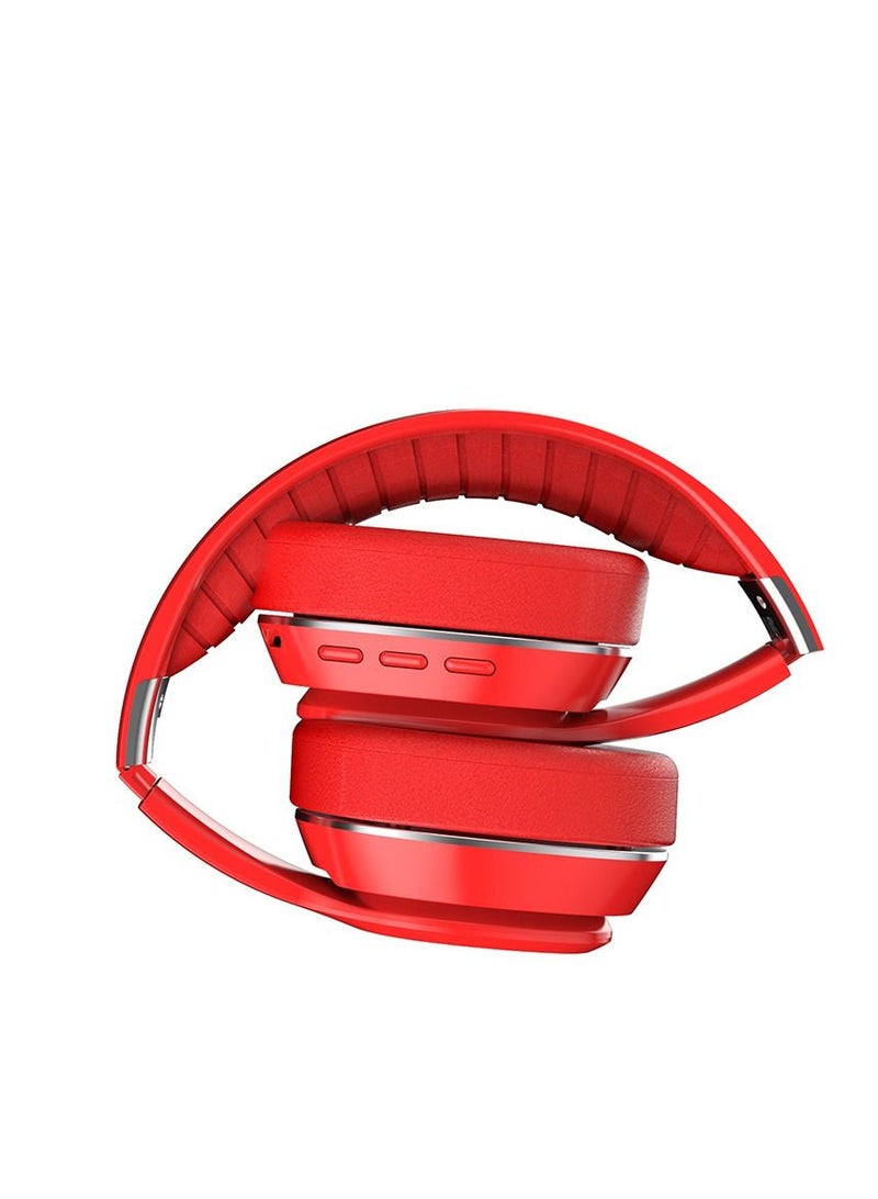 GULFLINK 200mah Bluetooth Wireless Headphones for Teens Adults Red - Image 4