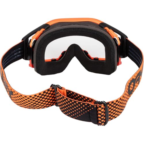 Oakley Airbrake MX Goggles, Moto Orange B1B w Clear - Image 4