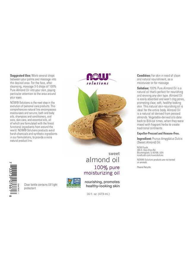 now Sweet Almond Oil 118ml Of two pieces - Image 3