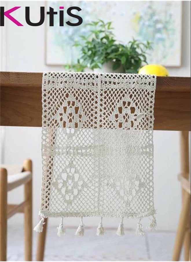 Kutis - Hollow Lace Table Runner 180x24 centimeter - Image 1