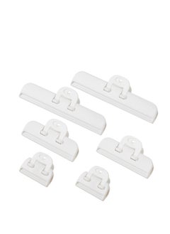 Chip Clips Bag Clips, Food Bag Clips, Heavy Duty Chip Clips, Snack Bags and Food Bags Clips, Large Bag Clips for Food Storage, for Bread Bags, Snack Bags and Food Bags (6 Pcs, White) - pzsku/Z17B8A0AF701373A3462EZ/45/_/1698631193/6ea70bb7-9d16-4624-be5c-c25e654c43e3