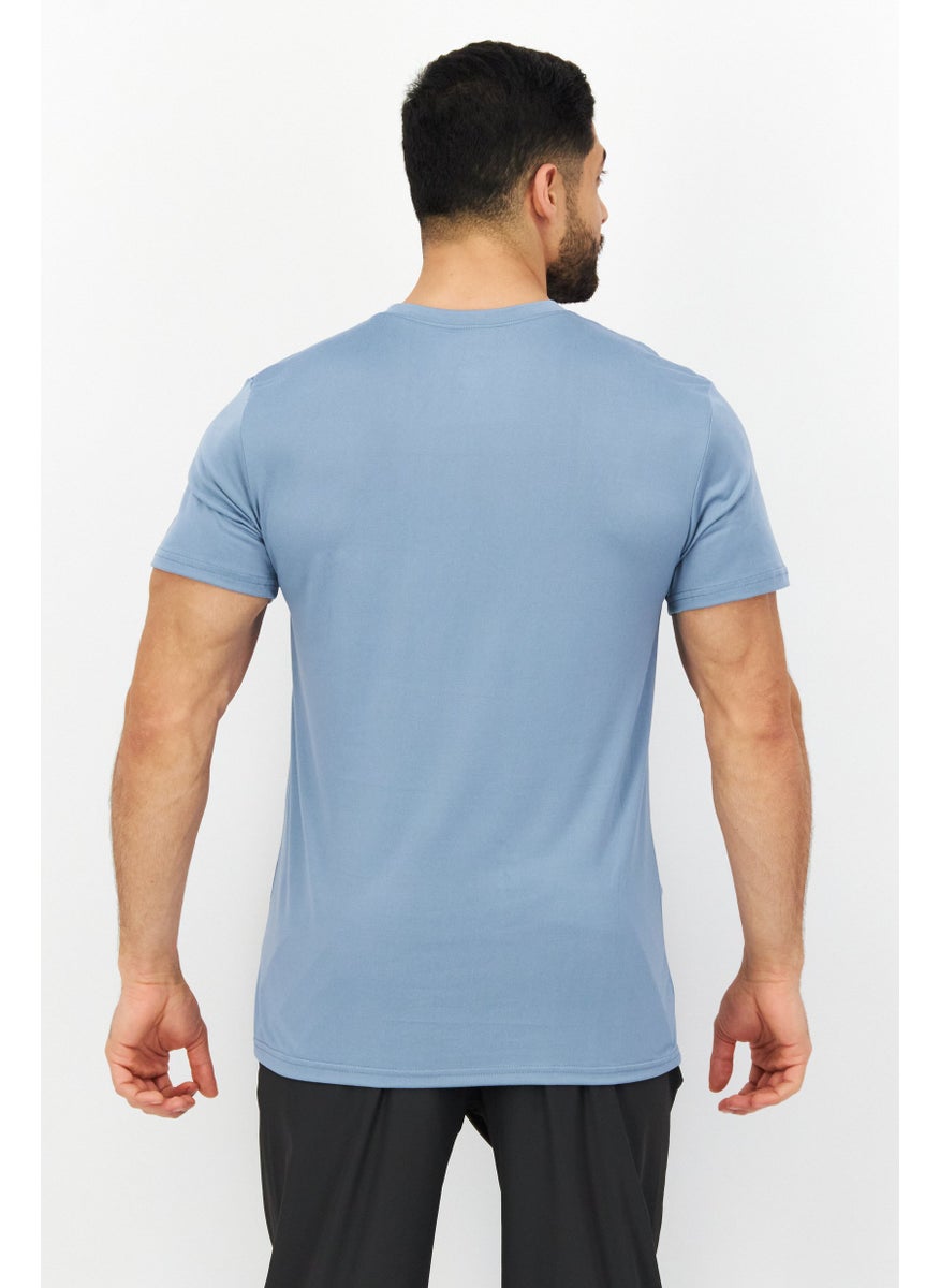 Men Sportswear Fit Short Sleeves Running T-shirt, Light Blue - pzsku/Z17B8A45F212DE25B7BA0Z/45/_/1737643084/2db3b453-b78f-49c7-abc6-386237eaaf39