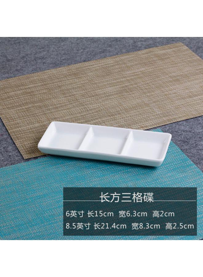 Creative Ceramic Small Dish Pure White Hotel Tableware Hot Pot Seasonings Dish Flavor Dish Sauce Dish Vinegar Dish Ink Dish