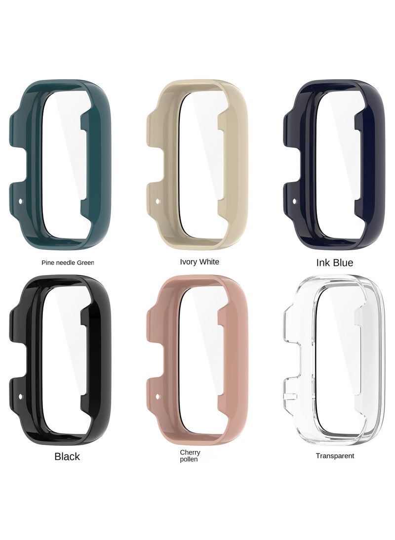 2 pieces Coverage Case with Screen Protector Compatible with Xiaomi Redmi Watch 3 lite Pink - Image 4