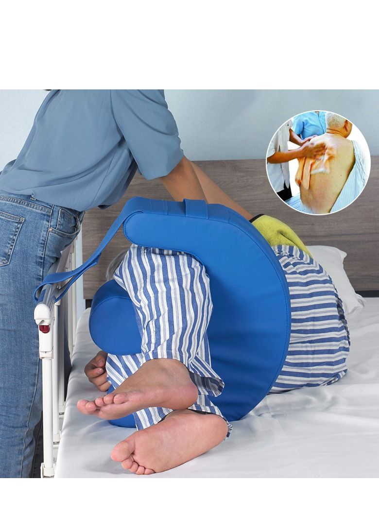 Spectrum Patient Turning Device Elderly Padded U-Shaped Bed Transfer Nursing Tool Leg Positioner Pillows Paralyzed Patients Safety Lifting Aids HomeBed Assist - Image 1