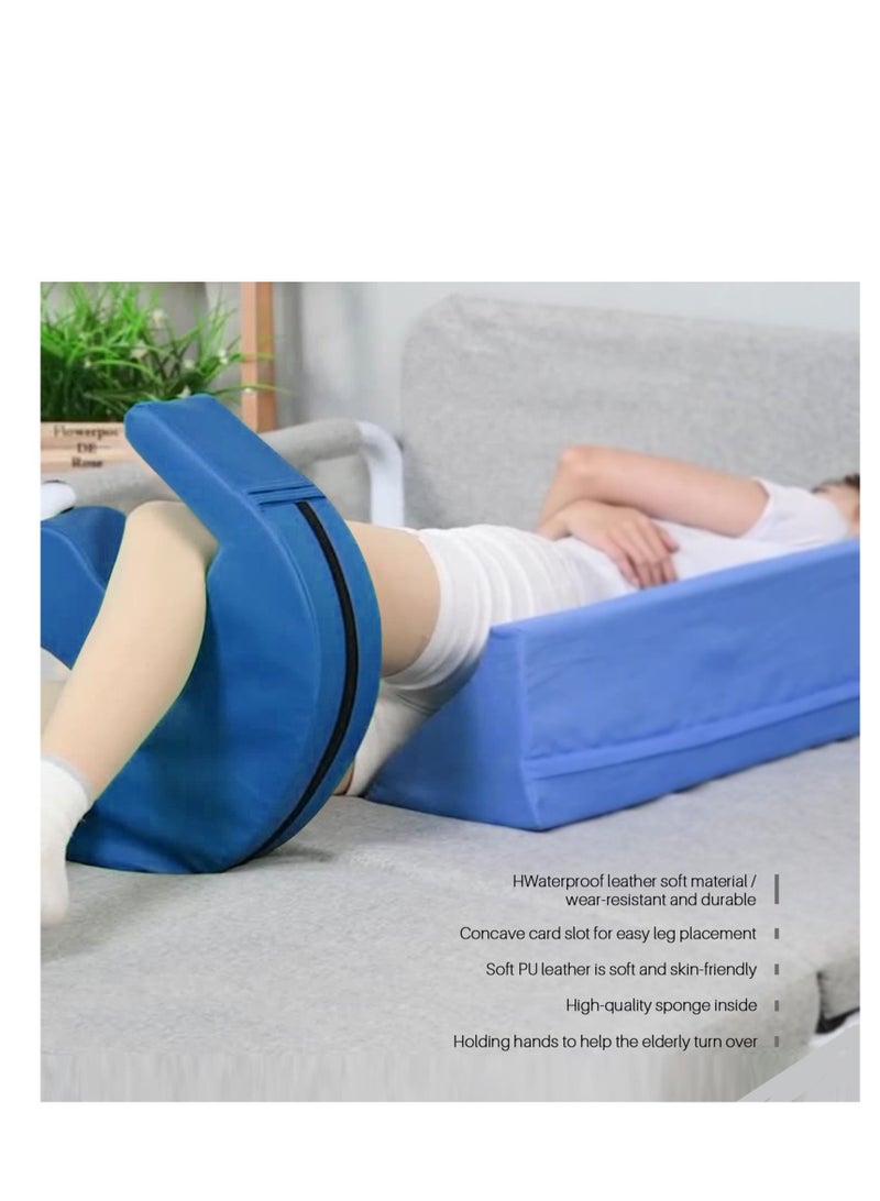 Spectrum Patient Turning Device Elderly Padded U-Shaped Bed Transfer Nursing Tool Leg Positioner Pillows Paralyzed Patients Safety Lifting Aids HomeBed Assist - Image 4