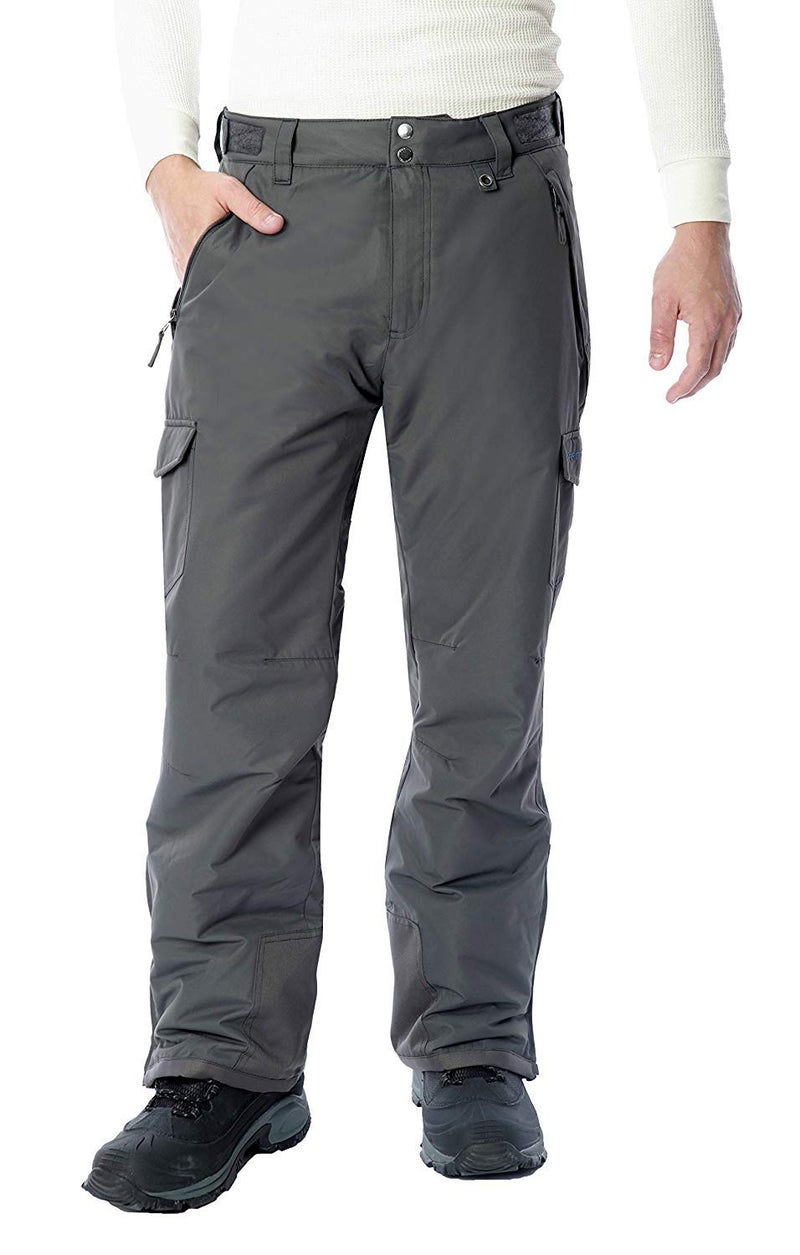 Arctix Mens Snowsports Cargo Pants Charcoal XLarge32 Inseam