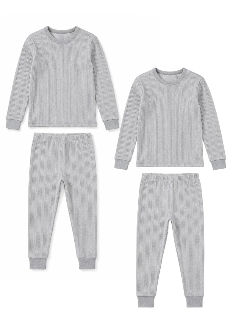 بيبي كلو Kids Grey Thermal Set Pack of 2 Sets
