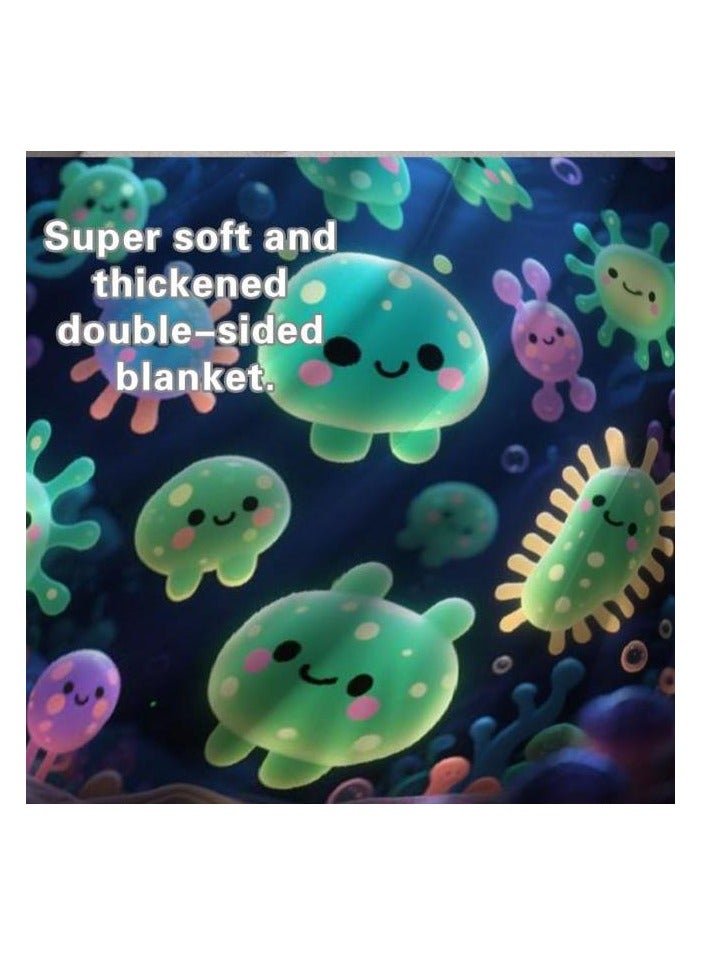 general Flannel thin blanket (warm and comfortable, suitable for sleep, gaming, dust removal and sandproof) 150cm*200cm - 24 - Image 1