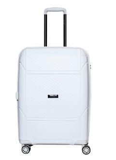 ROWER Travelling Suitcase Hard Shell Lightweight Luggage-Hard Sided with Spinner Wheels & 3 Digit Number Lock-Set of 3 Trolley Bags and 1 cosmetic bag (20/24/28/14 Inches)  - Image 2