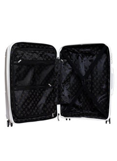 ROWER Travelling Suitcase Hard Shell Lightweight Luggage-Hard Sided with Spinner Wheels & 3 Digit Number Lock-Set of 3 Trolley Bags and 1 cosmetic bag (20/24/28/14 Inches)  - Image 4
