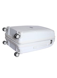 ROWER Travelling Suitcase Hard Shell Lightweight Luggage-Hard Sided with Spinner Wheels & 3 Digit Number Lock-Set of 3 Trolley Bags and 1 cosmetic bag (20/24/28/14 Inches)  - Image 3