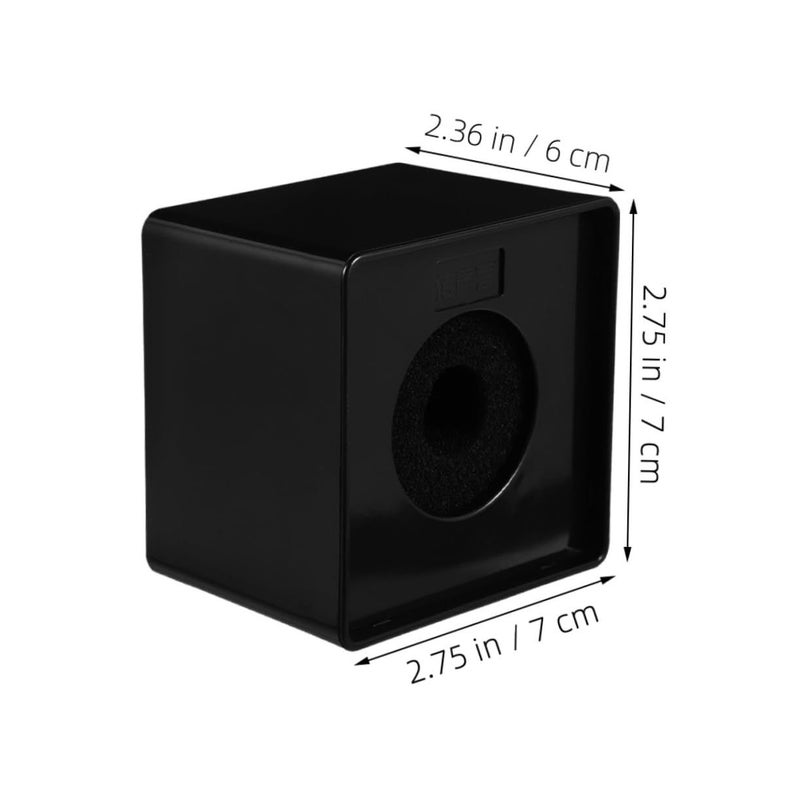 3 Pcs Abs Mic Logo Flag Station Cube For Interviews News Ktv Karaoke - Image 3