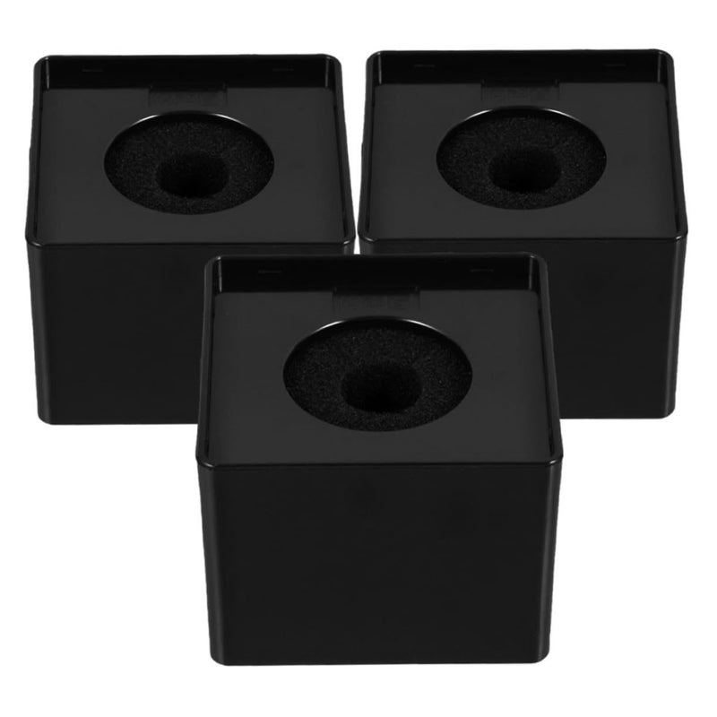 3 Pcs Abs Mic Logo Flag Station Cube For Interviews News Ktv Karaoke - Image 2