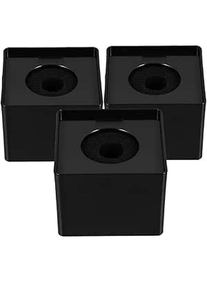 3 Pcs Abs Mic Logo Flag Station Cube For Interviews News Ktv Karaoke - Image 1