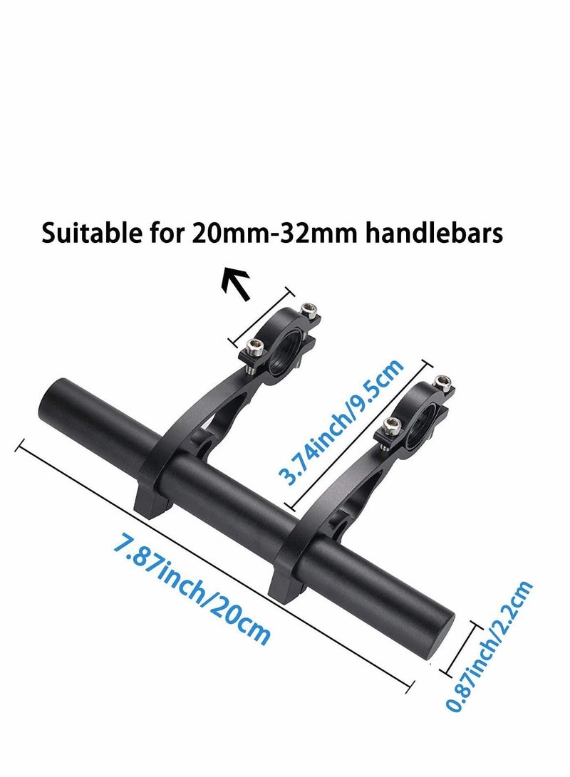 Y&D Bicycle Double Handlebars Extender Extension,Aluminum Alloy Super Long Bike Bracket Accessories,for Mounts,Bicycle Bars,for 22mm-32mm Bars Caliber - Image 3