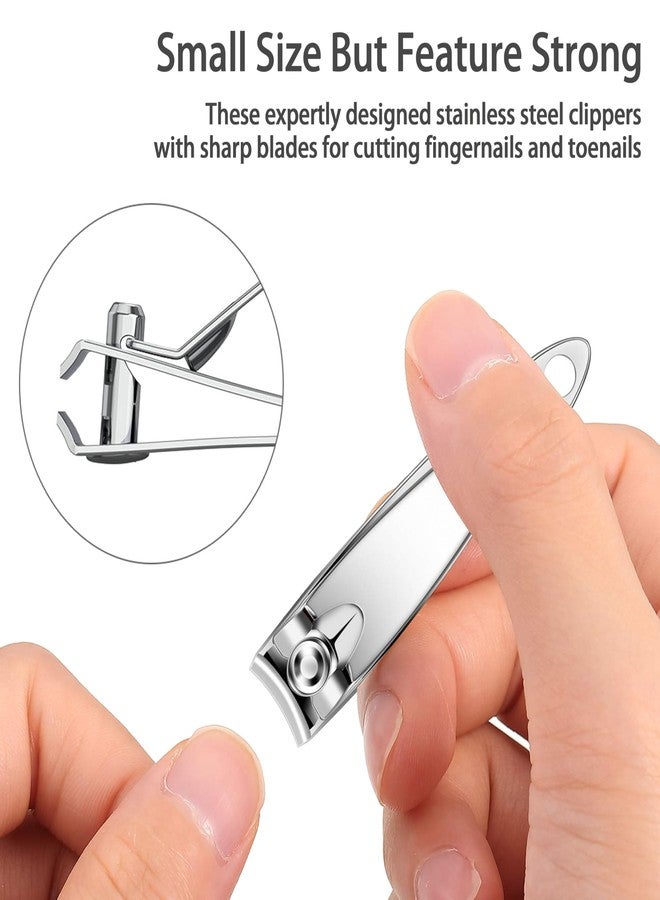 AVERZELLA 100-Pack Nail Clippers Bulk Toenail Fingernail Clippers Pack, Stainless Steel Fingernail Toe Nail Clippers,Portable Mini Nail Cutter Set for Men Women Homeless Care Package Supplies - Image 3