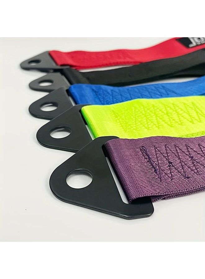 Fluorescent Green Car Drag Belt JDM Racing Trailer Bumper Decoration Hook Modification - Image 4