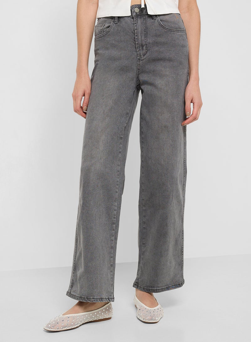 Ginger Mid Rise Straight Fit Jeans - Image 1