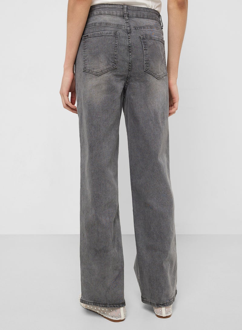 Ginger Mid Rise Straight Fit Jeans - Image 3