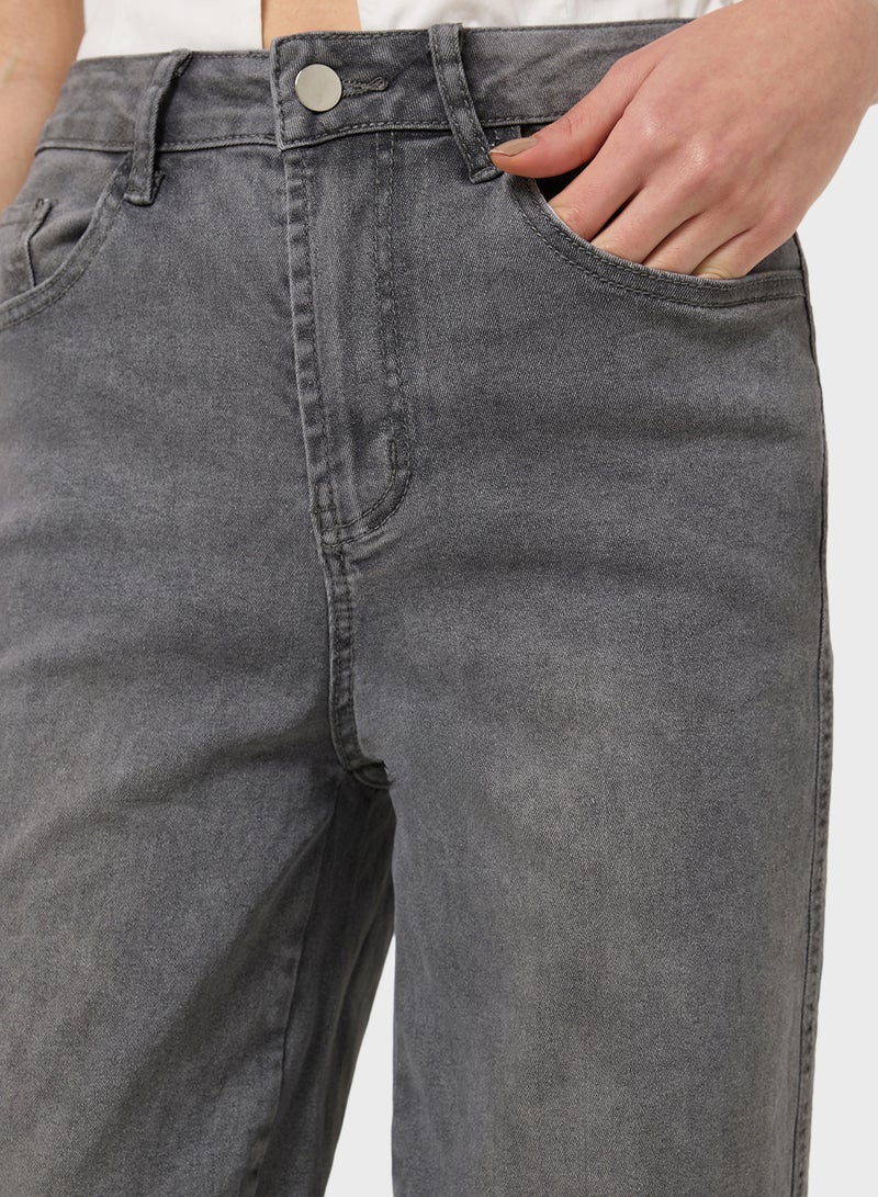Ginger Mid Rise Straight Fit Jeans - Image 4