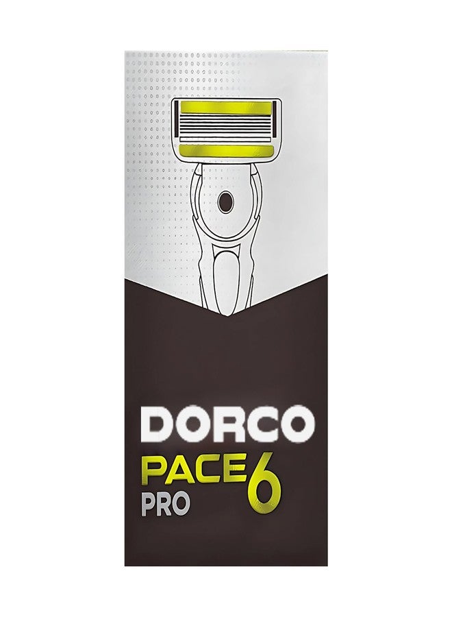 Dorco Pace 6 Pro 3D Motion Shaving Razor for Men | 1 Handle + 4 Cartridge Set | Lubrication strip with Chamomile, Olive Oil & Allantoin | Long-lasting | Precision blades - Image 2