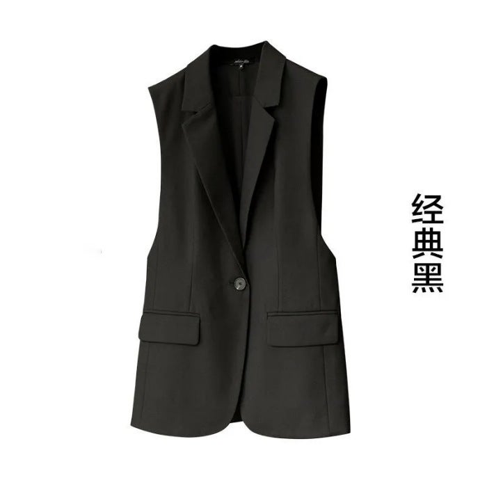 Thickened Fashion Simple Temperament Able Style 2023 New Fashionable Korean Style Casual Suit Vest For Women - Image 1