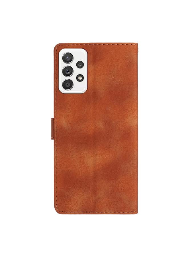 S-TOP Case For Samsung Galaxy A73 5G Flower Butterfly Embossing Pattern Leather Phone Case - Image 3
