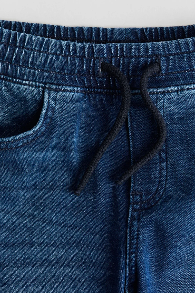 H&M Cotton Denim Joggers