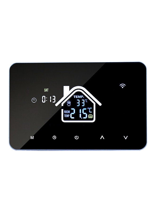 Generic Smart Thermostat Temperature Controller for Water Heating LCD Display Touch Screen Week Programmable Underfloor Heating Thermostats for Home School Office Hotel  - Image 1